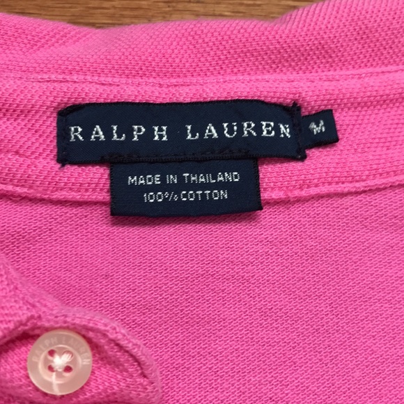 Ralph Lauren Bright Pink Polo - Picture 3 of 14
